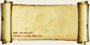 Jasmina Veljoglavac vizit kartica